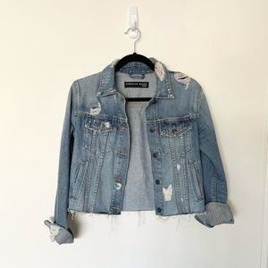 Veronica Beard Denim Jacket - Distressed Size S